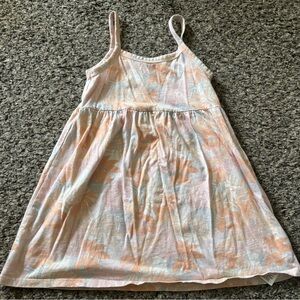 3T orange floral dress